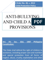 Deped Order No. 40, S. 2012 Deped Child Protection Policy
