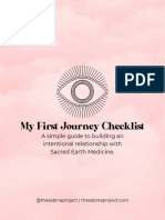 My First Journey Checklist: A Simple Guide To Building An Intentional Relationship With Sacred Earth Medicine