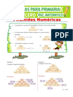 Pirámides Numéricas para Tercero de Primaria