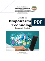 Empowerment Technology Learners Packet