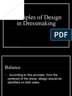 Principles of Design in Dressmaking