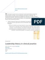 Leadership Theory in Clinical Practice: Get Rights and Content License