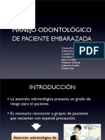 13046405 Manejo Odontologico de Paciente Embarazada