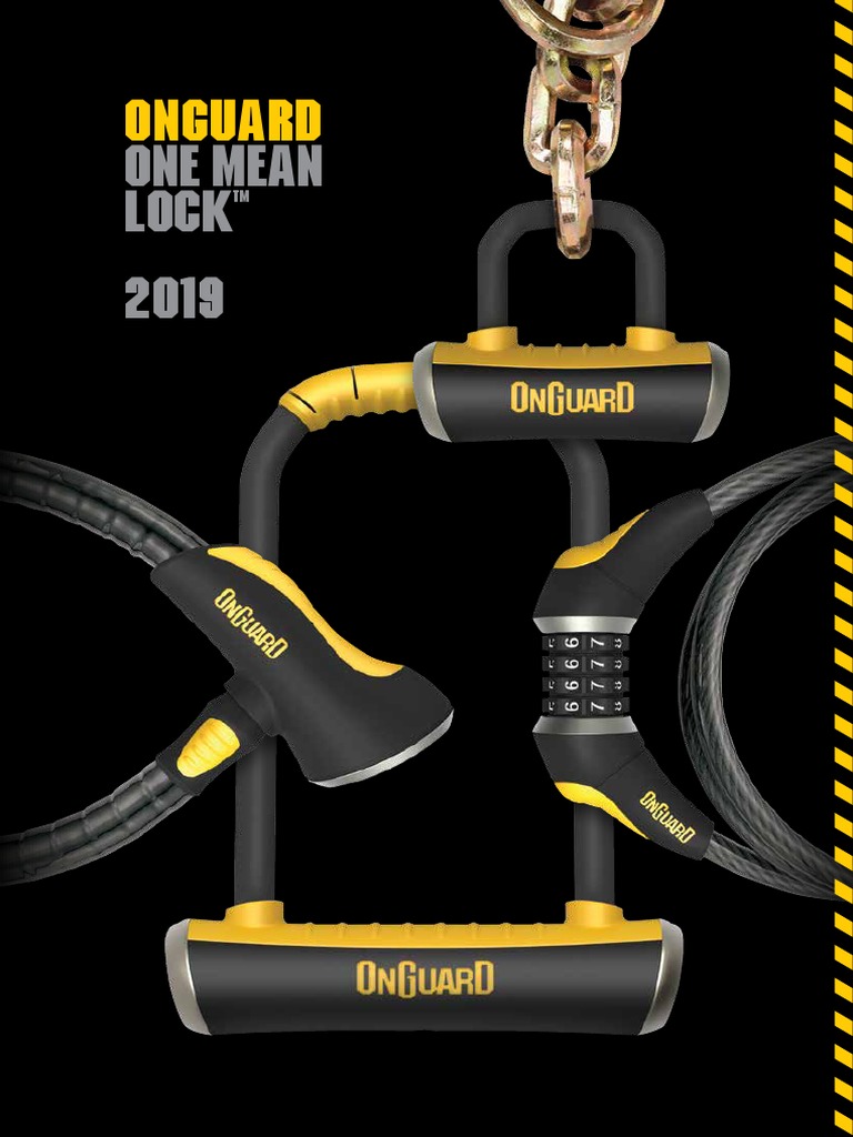 One Mean Lock 2019 Onguard PDF Manufactured Goods