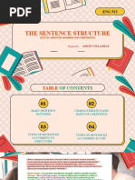 The Sentence Pattern (ENG 513)