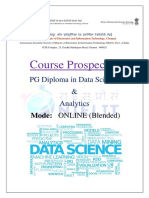 Course Prospectus: PG Diploma in Data Science & Analytics