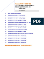 The Punjab CPC Amendment Ordinance 2021 - MuneebBookHouse 03014398492