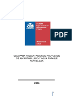 Manual de Presentación Proyectos Agua y Alc 2015