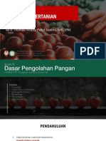 PTP Dasar Pengolahan Pangan 1