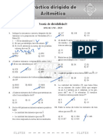 Anual UNI - Práctica dirigida de Aritmética semana 26 - Teoría de divisibilidad I