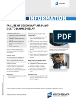 Failure of Secondary Air Pump Due to Jammed Relay 56435