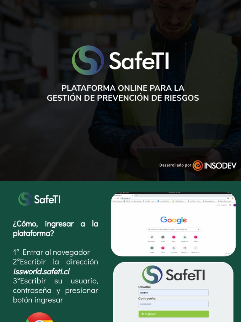 Presentación SafeTI Programas de Trabajo | PDF | Informática | Software