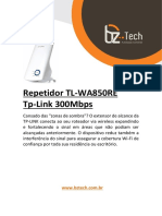 Guia de Instalacao TP Link TL Wa850re