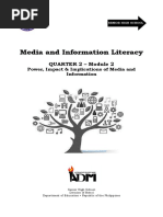 Media and Information Literacy: QUARTER 2 - Module 2