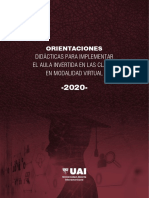 6 Lineamiento Va N 620 Orientaciones Didácticas para Implementar El Aula Invertida en La Modalidad Virtual