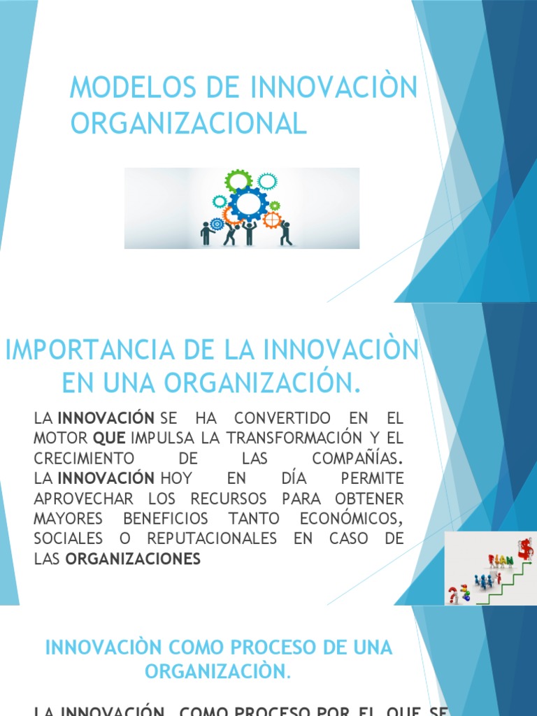 Modelos de Innovación Organizacional | PDF | Innovación | Modelo de negocio