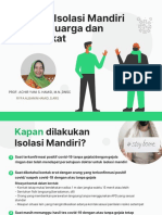 Panduan Isolasi Mandiri Untuk Keluarga Dan Masyarakat