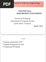 Fundamental of Software Engineering: Faculty of Technology Department of Computer Science Debre Tabor University