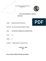 Evolución Del Sistema Penitenciario en El Perú