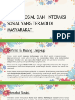 PROSES SOSIAL DAN INTERAKSI SOSIAL (Antropologi)