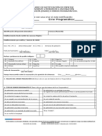 Formulario ESAVI 2015.