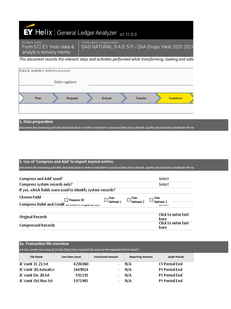 DnA Grupo Vanti 2020 2021 Form 572 EY Helix Data & Analytics Delivery