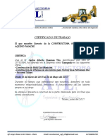 CERTIFICADO  proyecto - ayl  huaman