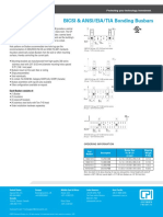 BICSI & ANSI/EIA/TIA Bonding Busbars: Product Cut Sheet