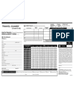 Travel Insurance: Faith Travel Enrollment Form