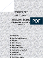 Survailans Bencana Kelompok 1