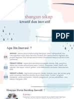 Membangun Sikap Kreatif Dan Inovatif (KLP MENTOR)