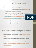 What Is Data Warehouse