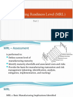Manufacturing Readiness Level (MRL)