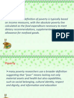 Poverty: The Economic Definition of Poverty Is Typically Based