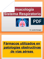 Farmacología - Sistema Respiratorio