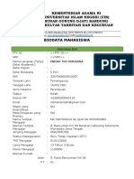 Form Lapor Diri Mahasiswa INDAH TRI ROKHANA