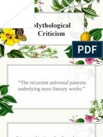 Mythological Criticism