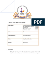 CSE211 - Project - Jump Search Algorithm: S. M Farhan Ishrak (1810615)