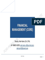 Financial Management (Core) Cost of Capital