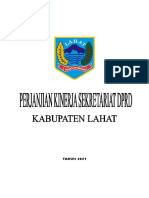 Cover Perjanjian Kinerja Tahun 2019