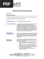 ADAPT-Builder 2019 Release Notes