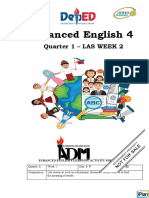 Enhanced English 4: Quarter 1 - LAS WEEK 2