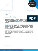 Modelo Carta Renuncia Con Agradecimiento