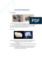 Rocas Metamorficas