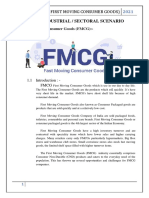 Unit:-1 Industrial / Sectoral Scenario: FMCG (First Moving Consumer Goods)