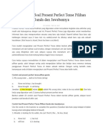 23 Contoh Soal Present Perfect Tense 