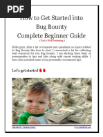 How To Get Started Into Bugbounty