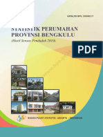 ID Statistik Perumahan Provinsi Bengkulu Hasil Sensus Penduduk 2010