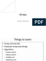 M3 S1 1D Arrays