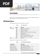 Error Details: API Related Errors